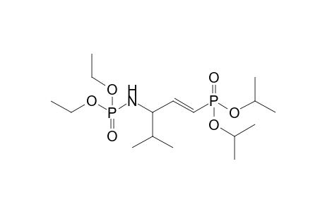 Diisopropyl [3-(diethoxyphosphorylamino)-4-methyl-1-pentenyl]phosphonate