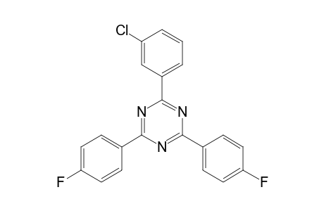 2-(3-Chlorophenyl)-4,6-di(4-fluorophenyl)-1,3,5-triazine