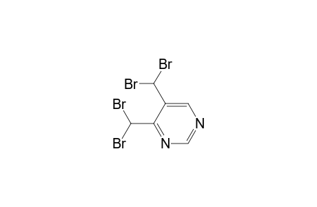 Pyrimidine, 4,5-bis(dibromomethyl)-