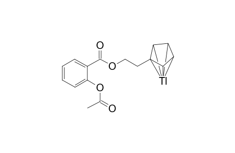 .pi.5-[2-((Cyclopentadienyl)ethyl)-2-acetoxybenzoate]thallium