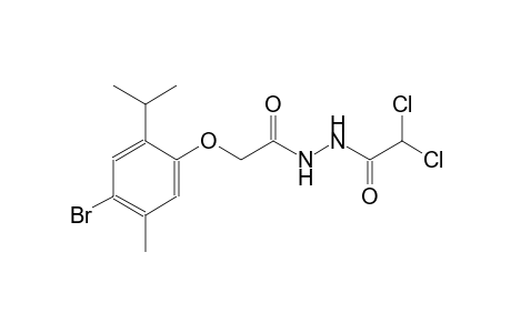 2-(4-bromo-2-isopropyl-5-methylphenoxy)-N'-(dichloroacetyl)acetohydrazide