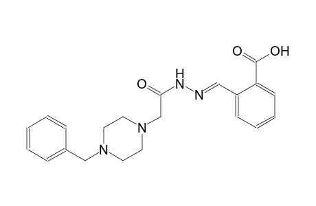 1-piperazineacetic acid, 4-(phenylmethyl)-, 2-[(E)-(2-carboxyphenyl)methylidene]hydrazide