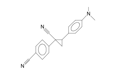 1-Cyano-1-(4-cyano-phenyl)-2-(4-dimethylamino-phenyl)-cyclopropane