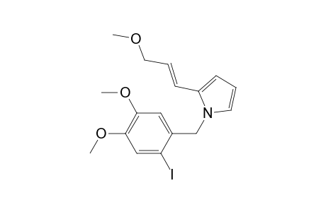 (E)-N-(2-iodo-4,5-dimethoxybenzyl)-2-(3-methoxyprop-1-enyl)-1Hpyrrole