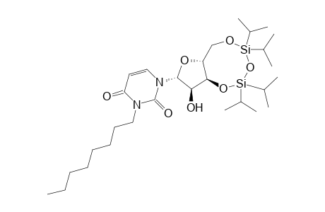 3-Octyl 3',5'-O-(1,1,3,3-tetraisopropyldisiloxane-1,3-diyl)uridine