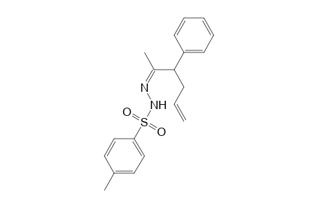 Benzenesulfonic acid, 4-methyl-, (1-methyl-2-phenyl-4-pentenylidene)hydrazide