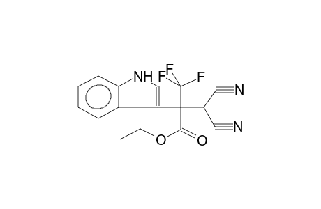 3-(1-ETHOXYCARBONYL-1-TRIFLUOROMETHYL-2,2-DICYANOETHYL)INDOLE