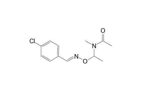 (E)-O-1-(N-Acetamino-N-methyl-1-yl)ethyl-4-chlorobenzaldehyde oxime