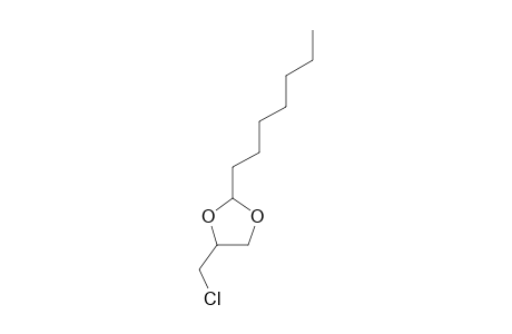 1,3-Dioxolane, 2-heptyl-4-chloromethyl-