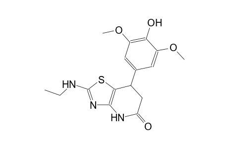 thiazolo[4,5-b]pyridin-5(4H)-one, 2-(ethylamino)-6,7-dihydro-7-(4-hydroxy-3,5-dimethoxyphenyl)-