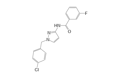 N-[1-(4-chlorobenzyl)-1H-pyrazol-3-yl]-3-fluorobenzamide