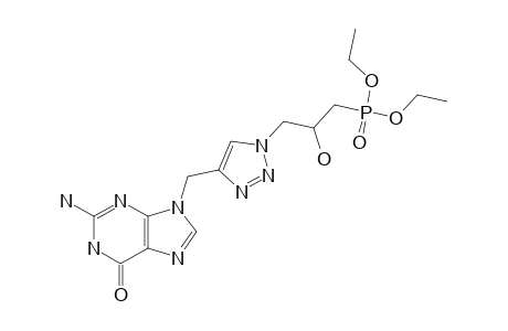 DIETHYL-3-[4-[(2-AMINO-6-OXO-1,6-DIHYDRO-9H-PURIN-9-YL)-METHYL]-1H-1,2,3-TRIAZOL-1-YL]-2-HYDROXYPROPYLPHOSPHONATE