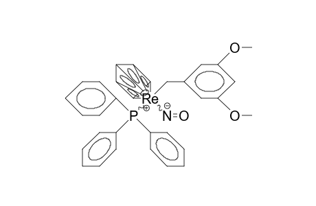 /.eta.-5/-Cyclopentadienyl-(3,5-dimethoxy-benzyl)-nitroso-triphenylphosphino rhenium