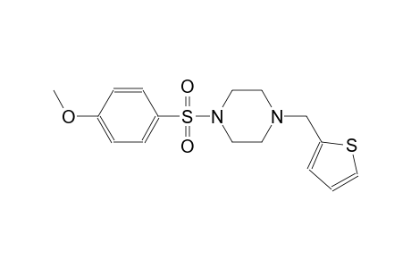methyl 4-{[4-(2-thienylmethyl)-1-piperazinyl]sulfonyl}phenyl ether