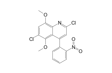 2,6-Dichloro-5,8-dimethoxy-4-(2-nitrophenyl)quinoline