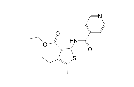 ethyl 4-ethyl-2-(isonicotinoylamino)-5-methyl-3-thiophenecarboxylate