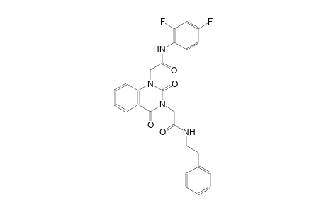 1,3-quinazolinediacetamide, N~1~-(2,4-difluorophenyl)-1,2,3,4-tetrahydro-2,4-dioxo-N~3~-(2-phenylethyl)-
