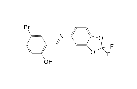 phenol, 4-bromo-2-[(E)-[(2,2-difluoro-1,3-benzodioxol-5-yl)imino]methyl]-