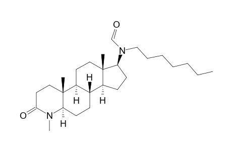 N-[(1S,3aS,3bR,5aR,9aR,9bS,11aS)-6,9a,11a-trimethyl-7-oxidanylidene-2,3,3a,3b,4,5,5a,8,9,9b,10,11-dodecahydro-1H-indeno[5,4-f]quinolin-1-yl]-N-heptyl-methanamide