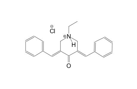 (3E,5E)-3,5-dibenzylidene-1-ethyl-4-oxopiperidinium chloride