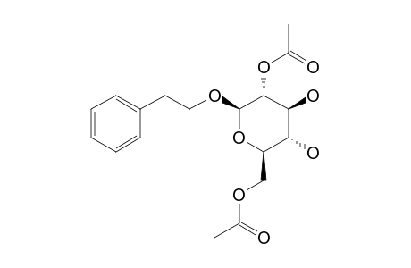 2-PHENYLETHANOL-BETA-D-2',6'-DIACETYLGLUCOPYRANOSIDE