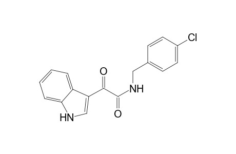1H-Indole-3-acetamide, N-[(4-chlorophenyl)methyl]-.alpha.-oxo-
