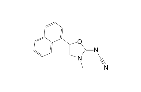 2-Cyanoimino-4,5-dihydro-3-methyl-5-(1-naphthyl)-1,3-dioxazole