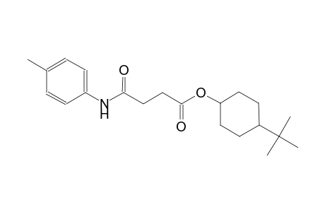 butanoic acid, 4-[(4-methylphenyl)amino]-4-oxo-, 4-(1,1-dimethylethyl)cyclohexyl ester
