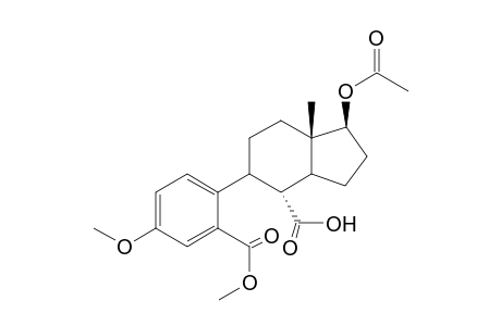 17.beta.-Acetoxy-3-methoxy-6,7-secoestra-1,3,5(10)-triene-6,7-dioic acid 6-methyl ester