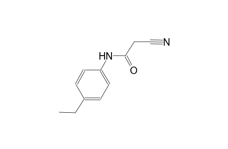 2-cyano-N-(4-ethylphenyl)acetamide