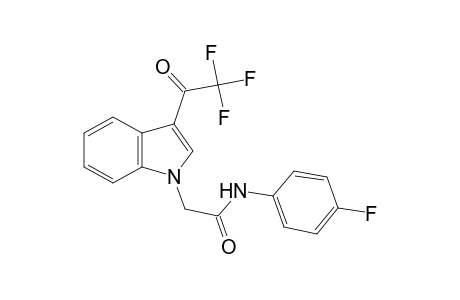 Acetamide, N-(4-fluorophenyl)-2-[3-(2,2,2-trifluoroacetyl)-indol-1-yl]-