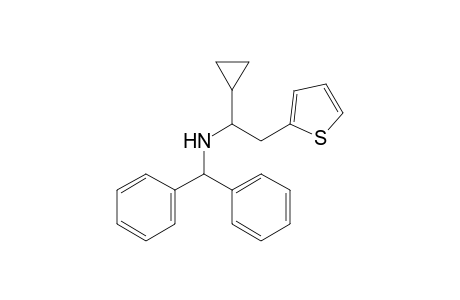 1-cyclopropyl-N-(diphenylmethyl)-2-thiophen-2-yl-ethanamine
