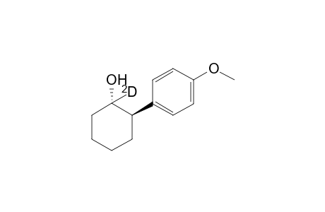 Cyclohexan-1-d-ol, 2-(4-methoxyphenyl)-, trans-