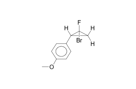 SYN-1-BROMO-1-FLUORO-2-(4-METHOXYPHENYL)CYCLOPROPANE