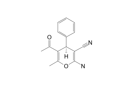 (R)-5-ACETYL-2-AMINO-6-METHYL-4-PHENYL-4H-PYRAN-3-CARBONITRILE