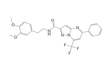 N-[2-(3,4-dimethoxyphenyl)ethyl]-5-phenyl-7-(trifluoromethyl)pyrazolo[1,5-a]pyrimidine-2-carboxamide