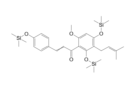 1-[6-methoxy-3-(3-methylbut-2-enyl)-2,4-bis(trimethylsilyloxy)phenyl]-3-(4-trimethylsilyloxyphenyl)prop-2-en-1-one