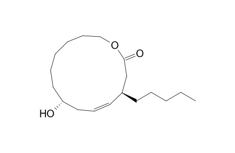 (8R,14R)-2-oxo 4-pentyl-trans-oxacyclotetradec-5-en-8-ol