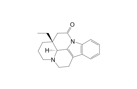 1H-Indolo[3,2,1-de]pyrido[3,2,1-ij][1,5]naphthyridine, eburnamenin-14(15H)-one deriv.