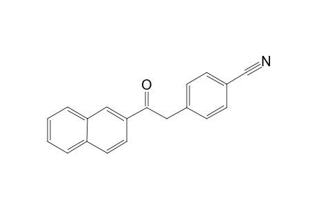 4-[2-(2-naphthyl)-2-oxoethyl]benzonitrile