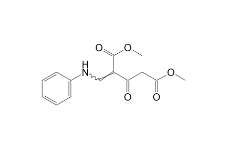 2-(anilinomethylene)-3-oxoglutaric acid, dimethyl ester