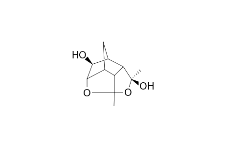 3.alpha.,5-Dimethyl-3.beta.,9.beta.-dihydroxy-4,11-dioxatetracyclo[5.2.1.1(5,8).0(2,6)]undecane