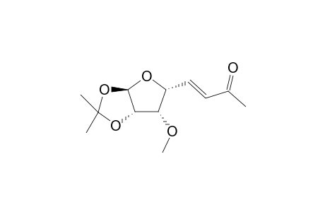 .alpha.-D-ribo-Oct-5-enofuranos-7-ulose, 5,6,8-trideoxy-3-O-methyl-1,2-O-(1-methylethylidene)-, (E)-