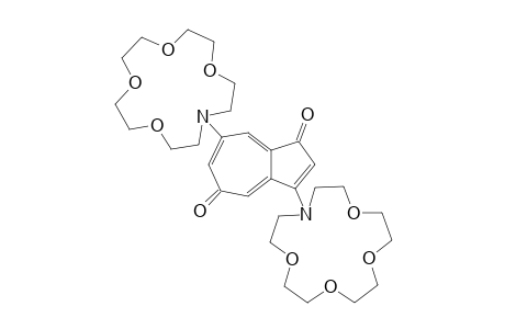 3,7-Bis(aza-15-crown-5)-1,5-azulenequinone