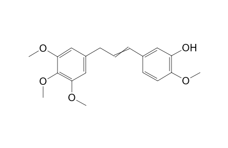 2-methoxy-5-[3-(3,4,5-trimethoxyphenyl)prop-1-enyl]phenol