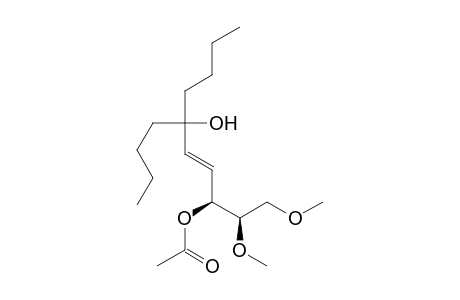4-Decene-3,6-diol, 6-butyl-1,2-dimethoxy-, 3-acetate, [S-[R*,S*-(E)]]-