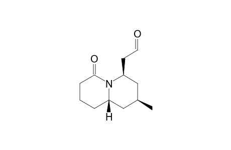 2-((2S,4R,9aS)-Octahydro-2-methyl-6-oxo-1Hquinolizin-4-yl)acetaldehyde