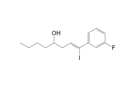 1-(3'-Fluorophenyl)-1-iodooct-1-en-4-ol