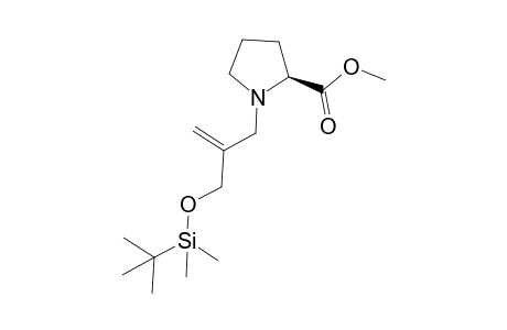 (S)-N-(2-tert-Butyldimethylsilyloxymethyl)2-propenylproline Methyl Ester