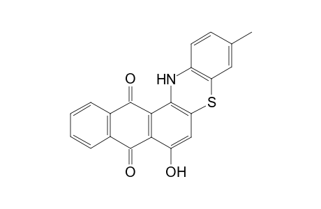 7-Hydroxy-3-methyl-8H-naphtho[2,3-a]phenothiazine-8,13(14H)-dione